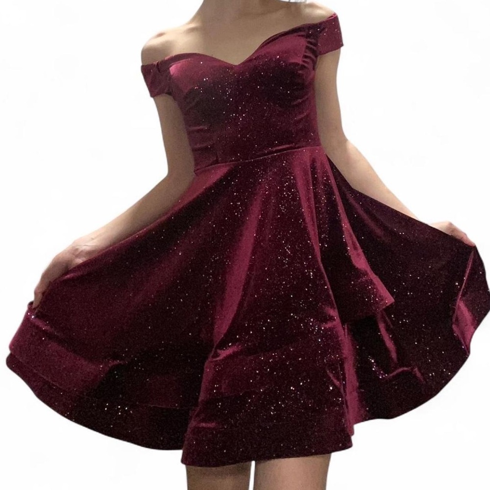 Elegant Burgundy B. Darlin Dress